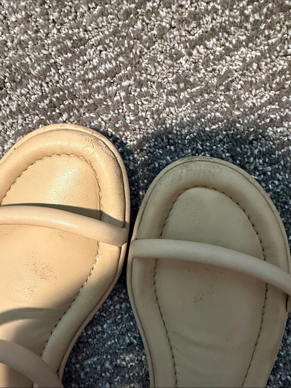 J. Crew Beige Minimalist Double-Strap Slingback Sandals - Women